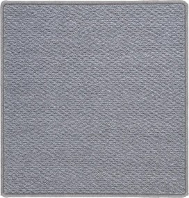 Kusový koberec Atlas 92 šedý štvorec, 200x200, šedá, obývacia izba, AladinWorld Expres