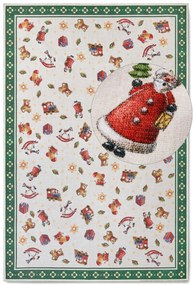 Villeroy & Boch, Kusový koberec Villeroy & Boch Toy's delight s potlačou 106193 Green, Multicolor, 160x230, zelená, obývacia izba