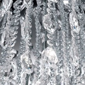 Orion DLU 2516/75-Krištáľové str. svietidlo CELESTE 12xG9/40W/230V pr.75 cm chróm