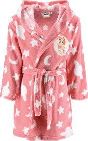 Dievčenský fleece župan s kapucňou Bluey - Bingo, EU 110