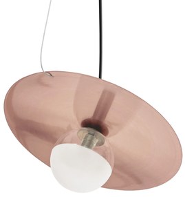 Toolight, stropné svietidlo 1xG9 APP1418-CP, ružové zlato-čierna, OSW-02465