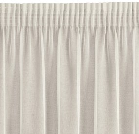 ZÁCLONA NA PÁSKE CARLI 140X270 CM BÉŽOVÁ