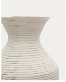 Krémová ručne vyrobená vysoká váza (výška 72 cm) Pria – Kave Home