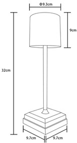 Globo 58487S - LED stmievateľná dotyková nabíjateľná stolová lampa DIXON 1,5 W/5 V 2200 mAh béžová