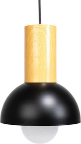 Toolight Toolight, závesné svietidlo 1xE14 APP1083-1CP, čierna-hnedá, OSW-08893