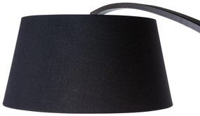 Moderná stojaca lampa čierna BENUE Beliani