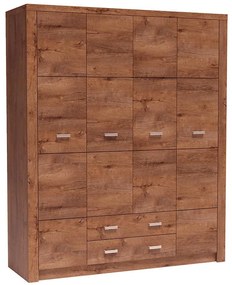 Skriňa 4d Indianapolis I18 jaseň svetlý