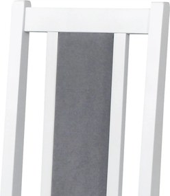 Sconto Jedálenská stolička BOLS 14 sivá/biela