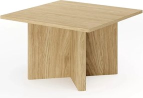 Štvorcový konferenčný stolík Bellora 80 cm - dub olejovaný