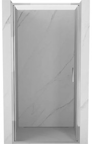 Mexen Exo, 1-krídlové dvere do otvoru 90x200 cm, 6mm číre sklo, chrómový profil, 817-090-000-01-00