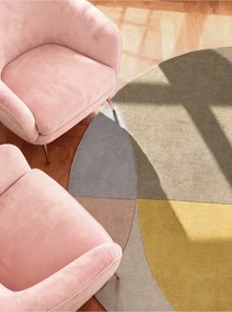 Koberec Ted Baker Westminster Savile krémový / viacfarebný kruh
