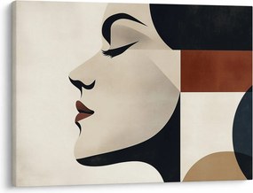 Obraz - Žena z profilu (70x50 cm)