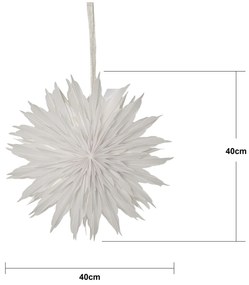STAR TRADING Závesná svietiaca hviezda Dis White 40 cm