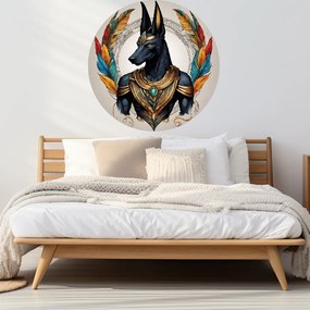 PIPPER. Kruhová samolepka na stenu "Anubis" Veľkosť: 100 cm