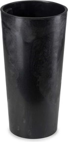 PLASTOVÝ KVETINÁČ URBANIKA SADA 2KS 57X30 CM+46,6X25,5 CM ČIERNA