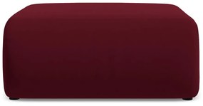 Vínovočervená zamatová podnožka Ekahi – Makamii