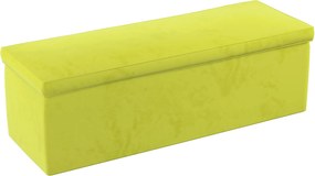 Truhlica čalúnená farba produktu zelená látka lesklá, zamatová