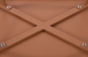 Konferenčný stolík Velva - v45 x 80 x 45 cm - Terracotta