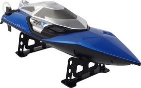 LEAN Toys Motorový čln R/C 2.4G svetlá 30 km/h modrý