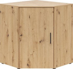 XXXLutz ROHOVÁ KOMODA, dub artisan, 71,5/83/71,5 cm Carryhome - Komody - 002427022141