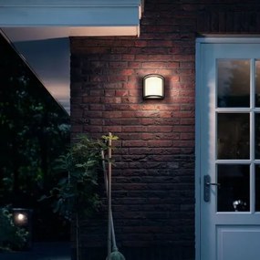 Philips Samondra UltraEfficient vonkajšie nástenné LED svietidlo 3,8 W 2700K, antracit