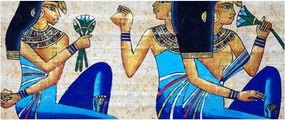 Obraz - Egyptské maľby (120x50 cm)