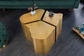 Stolík Organic Orient 80cm mosadz