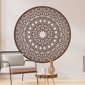 SENTOP | Luxusná drevená mandala na stenu | dekorácia pre moderný interiér | SENTOP PR0342