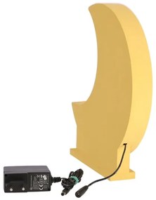 LED Detská stolná lampa MOON LED/12W/230V žltá