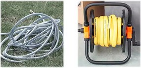 CROWNMAN Navíjací stojan na záhradnú hadicu 45m