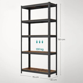 Regál s nosnosťou 650 kg