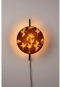 Čierne nástenné svietidlo Jaylee – White Label