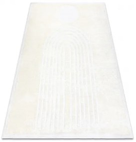Moderný koberec MODE 8597 geometrická krémová Veľkosť: 200x290 cm