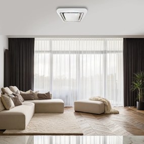 Stropné LED svietidlo Cameron, 1x LED 38w, 3000-6000k, w/ch, s ovládačom