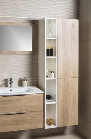 Sapho Sapho, ESPACE skrinka 35x172x32cm, 2x dvierka, ľavá/pravá, dub cuneo, ESC230-2525