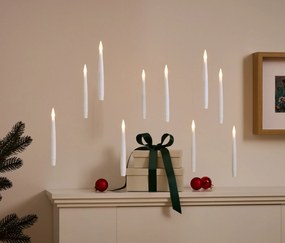 Vznášajúce sa LED sviečky, 10 ks