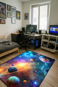 Protišmykový herný koberec Galaxia