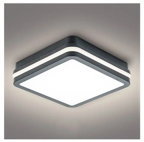 Brilagi - LED Vonkajšie svietidlo so senzorom BENE LED/18W/230V 22x22 cm IP54