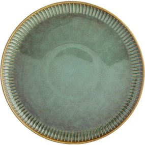 Altom Porcelánový mělký tanier Reactive Sage, 26cm