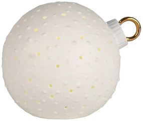 Porcelánová LED svetelná guľa DOTS