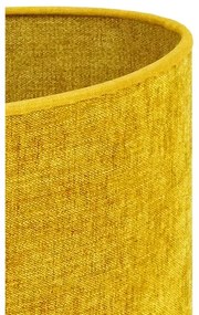 Duolla - Stolná lampa OVAL 1xE27/15W/230V pr. 30 cm hnedá