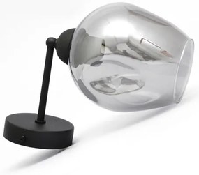Nástenná lampa LILI 1xE27/15W/230V čierna/šedá