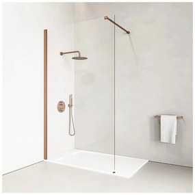 Walk-in Rose Gold sprchová stena 80, 200cm, 8mm