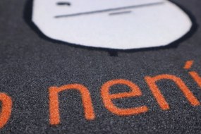 Mercury Flooring, Rohožka Nikto nie je doma 40x60 cm, 40x60, šedá