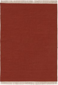 Ručne tkaný vlnený koberec's nízkym vlasom Liv