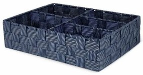Compactor Organizér na bielizeň a doplnky Toronto, 5 priehradok, modro-sivá