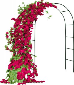 Záhradná kovová pergola 240 cm - oblúk