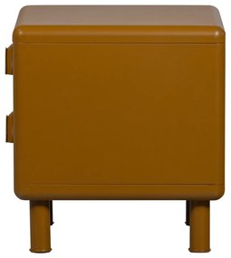 Okrovožltý kovový nočný stolík Rune – WOOOD