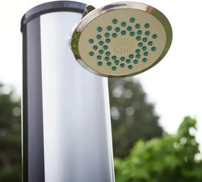 Solárna sprcha KARIBIK, 35 l, čierna/strieborná Jurhan