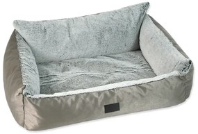 Pelech pre psa v striebornej farbe 78x60 cm Dog Fantasy Lux Platinum – Plaček Pet Products